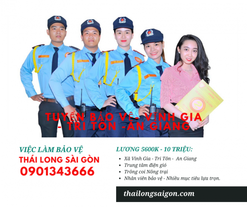 Tuyển Bảo Vệ Điện Gió - Trang Trại Vĩnh Hiệp - Tri Tôn - An Giang