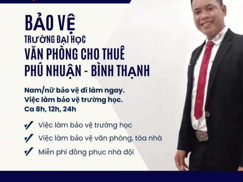 Tuyển Bảo Vệ Trường Học